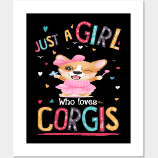Just A Girl Who Loves Corgi (139) Posters and Art